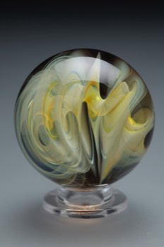 Flamework borosilicate glass marbles - finished marble