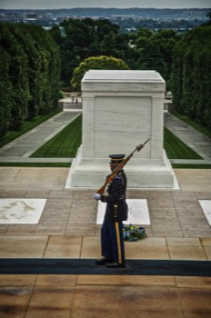 Tomb of The Unknown Soldier, changing of the guard.